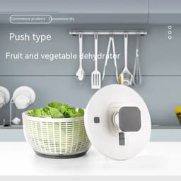 image-Press Vegetables Dehydrater Fruits Salad Spinner Household