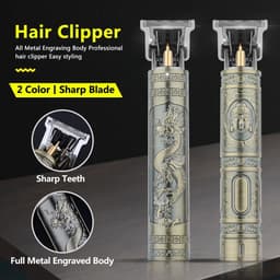 image-Retro T9 Original Haircutting Machine Set Jackets Trimmer Men's Electric Shaver Male Lence Pro Barber Shaver for Sensitive Areas
