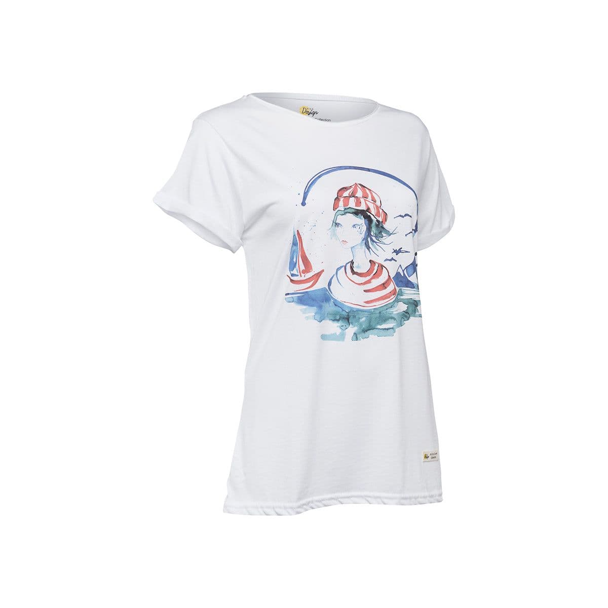 image-Anemoss Marine Collection Sailor Girl Damen T-Shirt, S