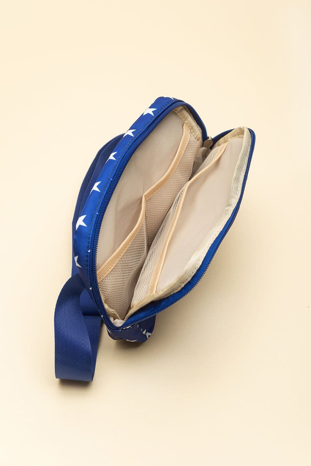image-Bluing Independent Day Flag Star Printed Crossbody Bag