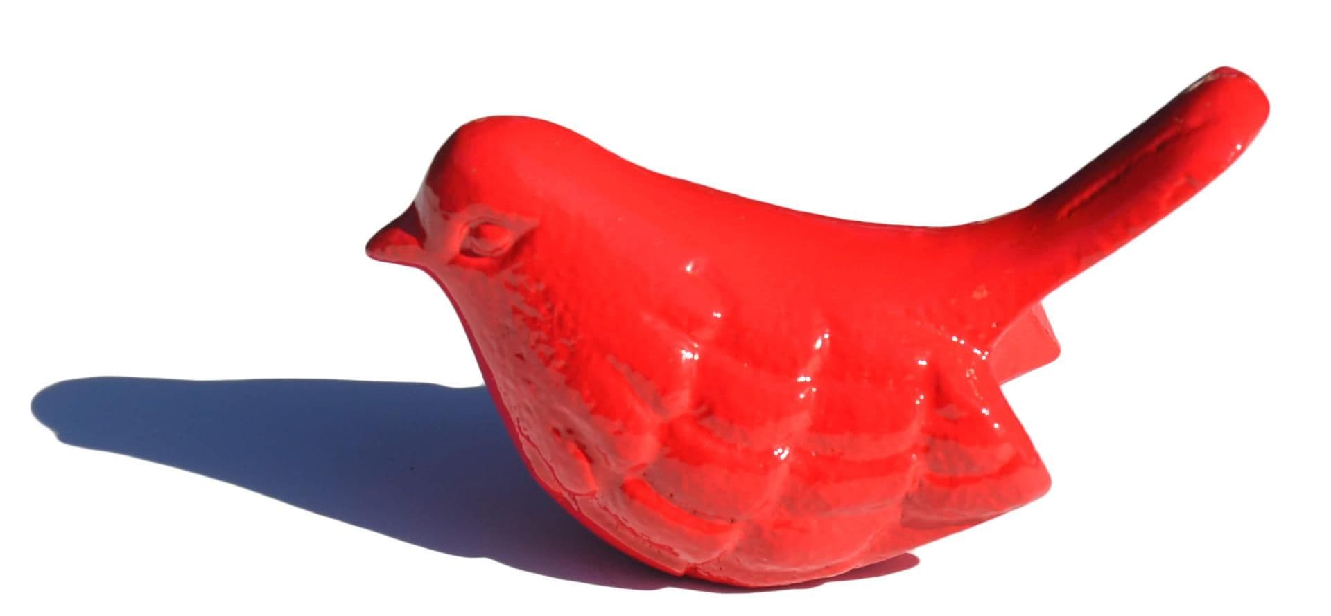 image-Vibhsa Bird Figurines Symbols of Health & Happiness (Red)