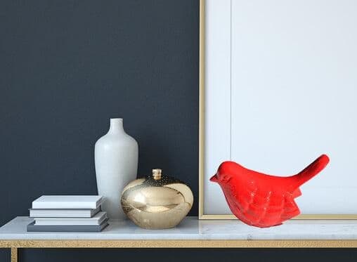 image-Vibhsa Bird Figurines Symbols of Health & Happiness (Red)