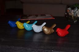 image-Vibhsa Bird Figurines Symbols of Health & Happiness (White)