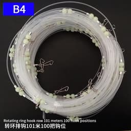 image-PD Fishing Gear Sea Fishing Row Hook Longline Handle Boat Fishing Row Line Bottom Hook Tandem Hook Set