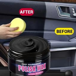 image-Universal Leather and Plastic Repair Polishing Wax - Automotive interior reconditioning cream