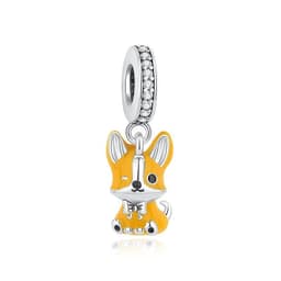 image-Original 925 Sterling Silver Charms Love Pets Dog Cat Paw Print Pendant Beads Fit Brand Bracelets Necklaces Women DIY Jewelry