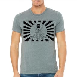image-Star Wars Boba Fett Buddha Tee - Eco Friendly, USA Printed, Small-XXL