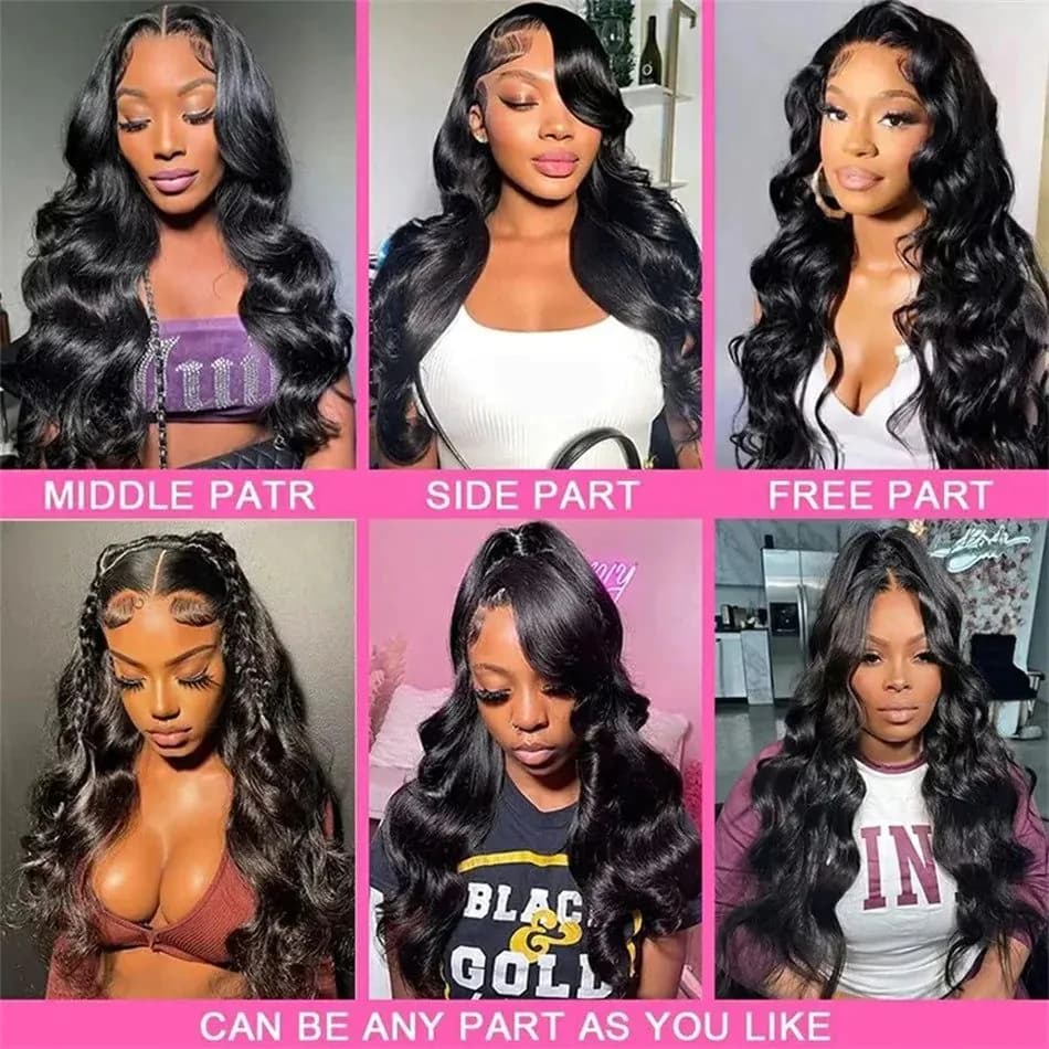 image-30 38 Inch Body Wave Lace Front Wigs Human Hair 13x6 Hd Lace Frontal Wig 200 Density Brazilian 13x4 Lace Frontal Wig Human Hair