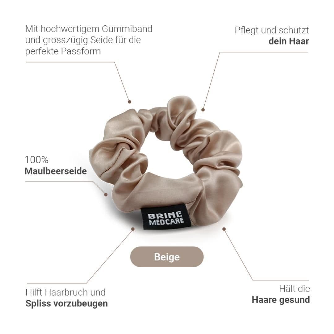 image-SilkSein Beige Silk Hair Band