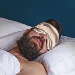 image-SilkSein Beige Silk Sleep Mask