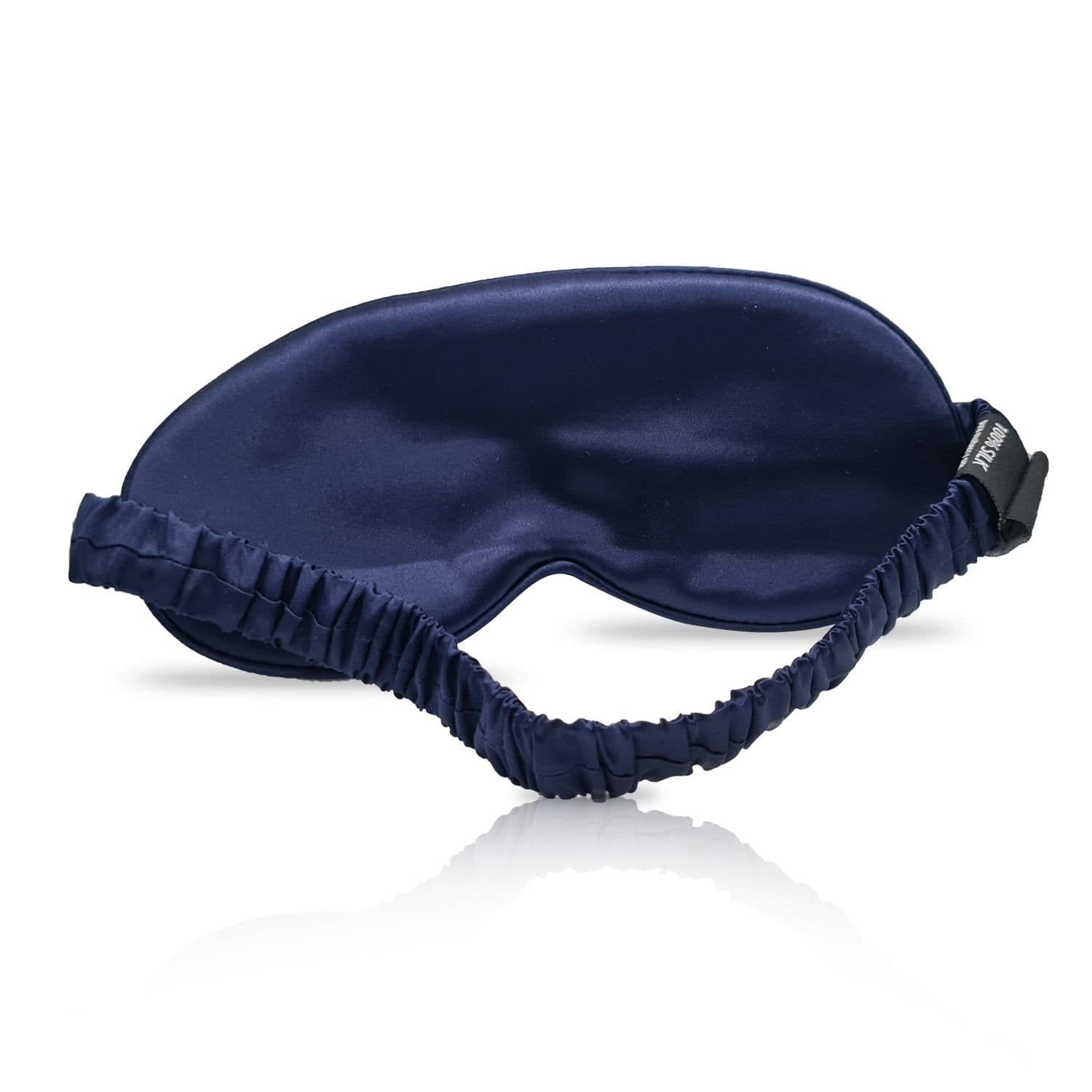 image-SilkSein Dark Blue Silk Sleep Mask