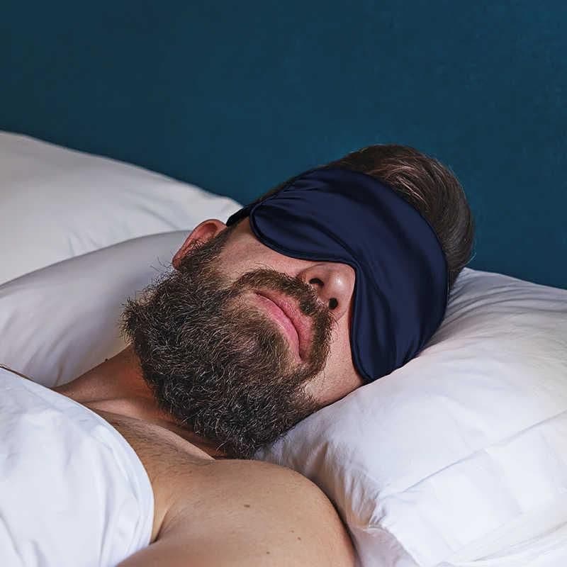 image-SilkSein Dark Blue Silk Sleep Mask