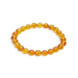 image-Bracelet écologique “Rayons Solaires” en Ambre jaune