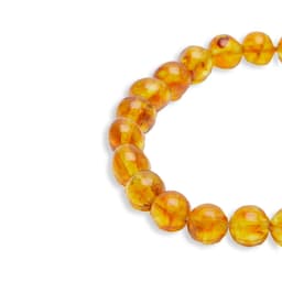 image-Bracelet écologique “Rayons Solaires” en Ambre jaune