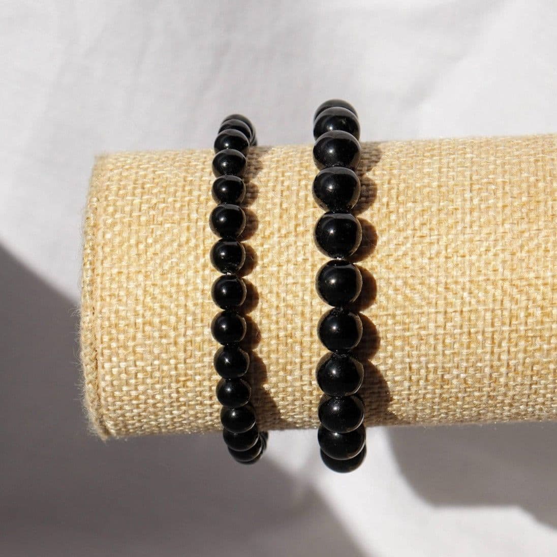 image-Bracelet en Tourmaline noire ✦ Protection, Ancrage, Retour à soi