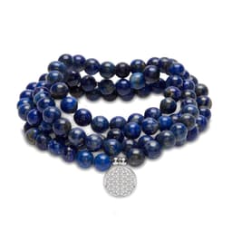image-Bracelet Mala "3ème Oeil" de 108 perles en Lapis Lazuli