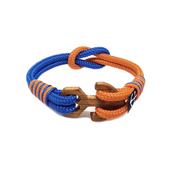 image-Bismarck Wood Anchor Nautical Bracelet