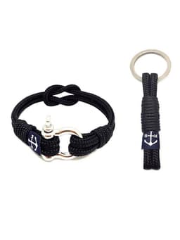image-Sadie Reef Knot Nautical Bracelet and Keychain