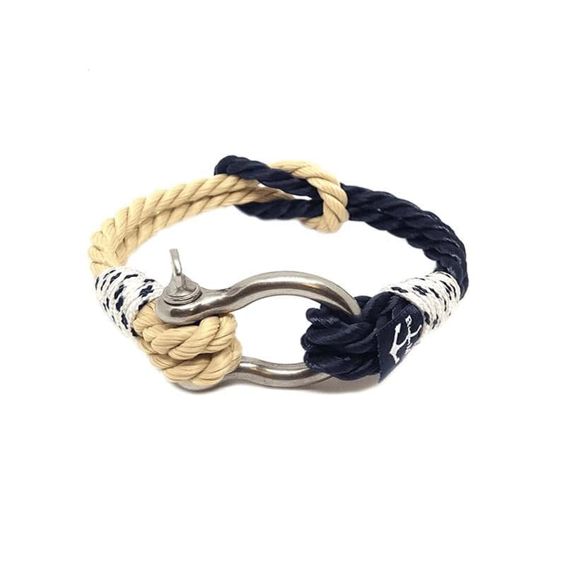 image-Classic Rope and Black Nautical Bracelet