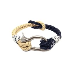 image-Classic Rope and Black Nautical Bracelet