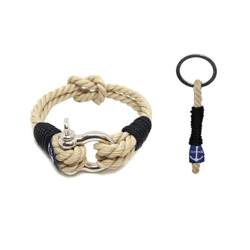 image-Classic Rope Nautical Bracelet & Keychain
