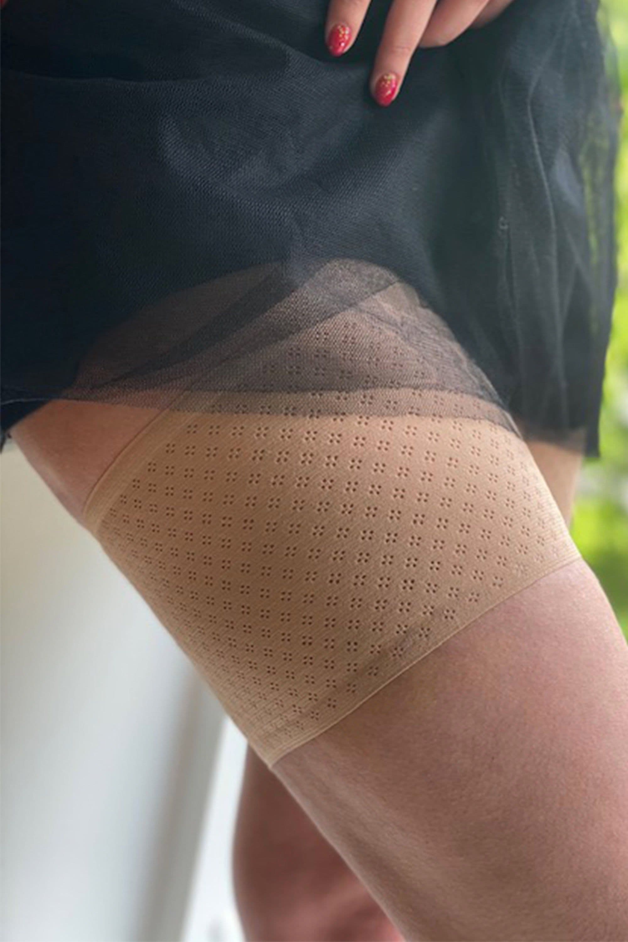 image-BREATH beige anti-chafing thigh bands