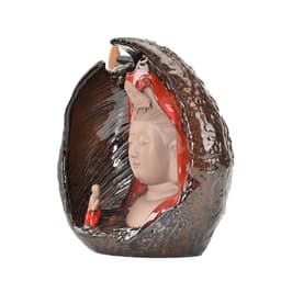 image-Brûleur d'encens en céramique "Compassion de la Guan Yin"