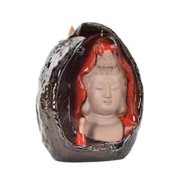 image-Brûleur d'encens en céramique "Compassion de la Guan Yin"