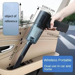image-3 In 1 Integrated Suction And Blowing Vacuum Combination Vacuum Cleaner USB Charging Small Car Household Vacuum Cleaner