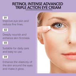 image-Retinol Eye Cream Lighten Dark Circles Remove Eye Bags Firming Lifting Increase Elasticity Tightening Nourishing Skin Care 30ml