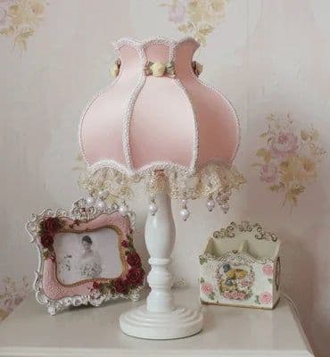 image-Table Lamps Modern Led Fabric Lamp Shades for Living Room Bedroom Desk Lighting Fixtures Wedding Light Home Decor WJ122113