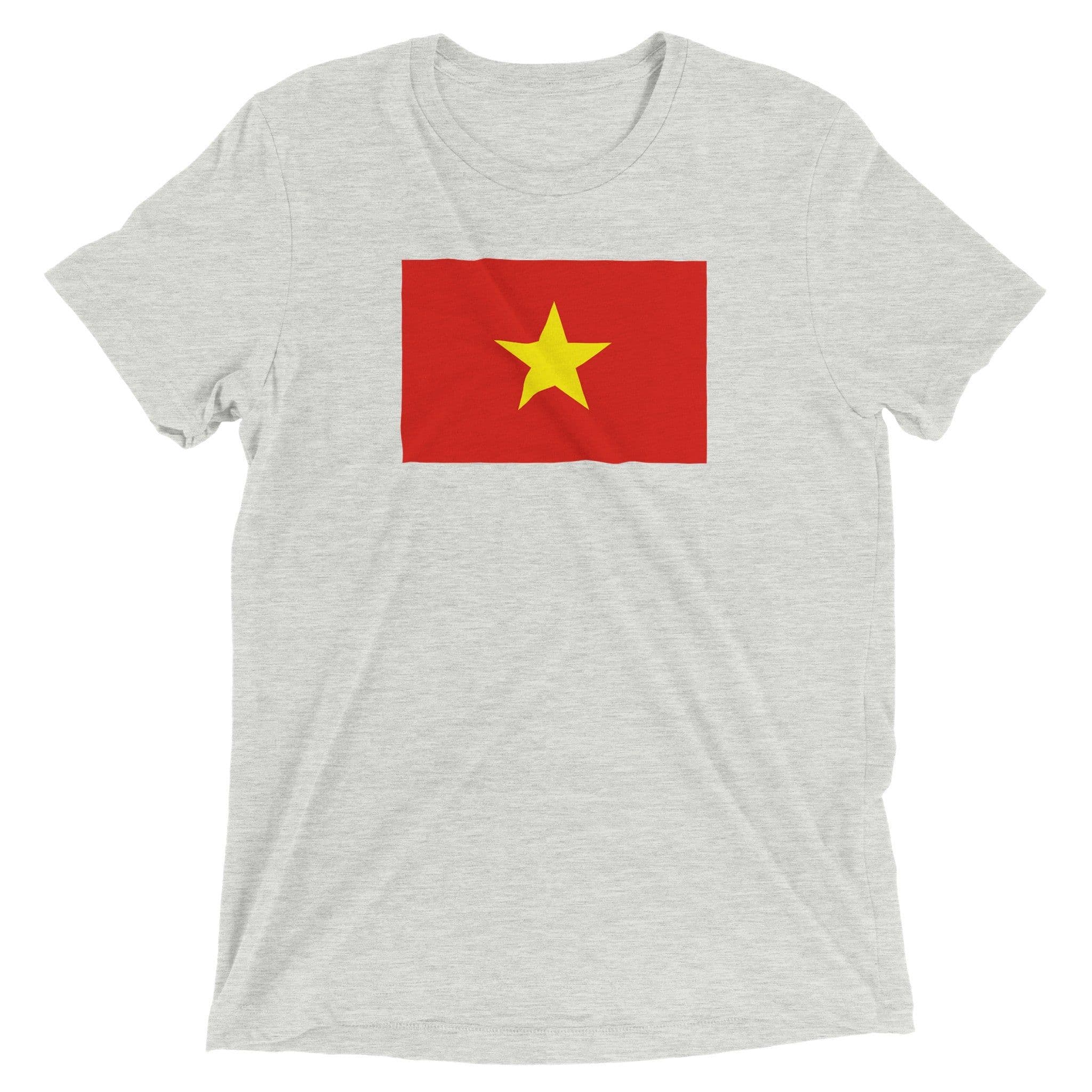image-Drapeau du Viêt Nam - T-shirt unisexe triblend-ras du cou