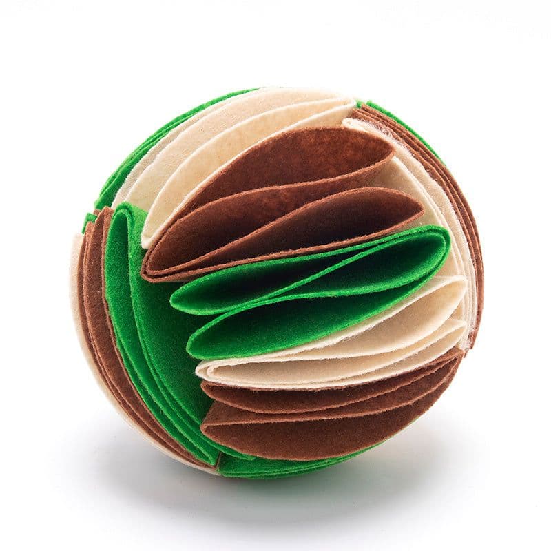 image-Foldable Dog Snuffle Ball Dog Training Toys Increase IQ Pet Cat Training Games Feeding Intelligence Toy