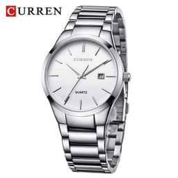 image-CURREN Top Brand Luxury Fashion Simple Men Watches Slim Steel Strap Waterproof Watch for Man Quartz Business Watch Clock 8106