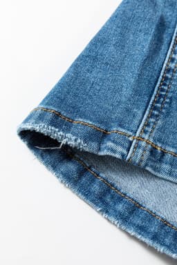 image-Myosotis Mid Rise Distressed Sneak Peek Straight Leg Jeans