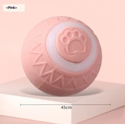 image-Automatic Moving Bouncing Rolling Ball Smart Cat Toy Ball Self-Moving Kitten Toy For Indoor Cat Kitten