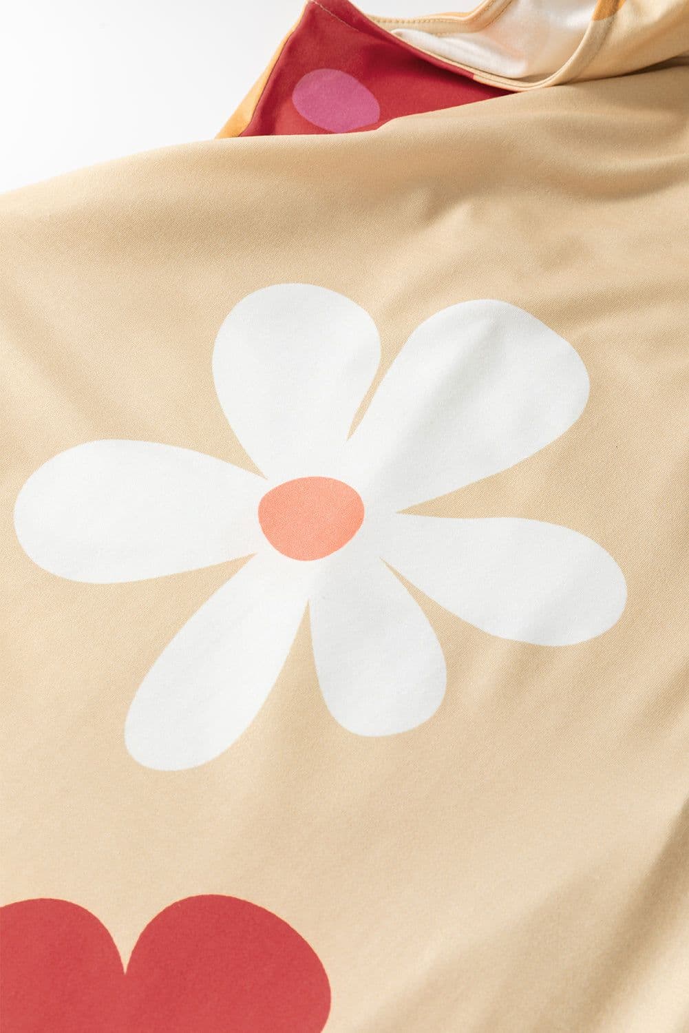 image-Apricot Daisy Flower Print Tank Dress