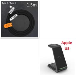 image-3 In 1 Fast Charging Station Wireless Charger Stand Wireless Quick Charge Dock For Phone Holder