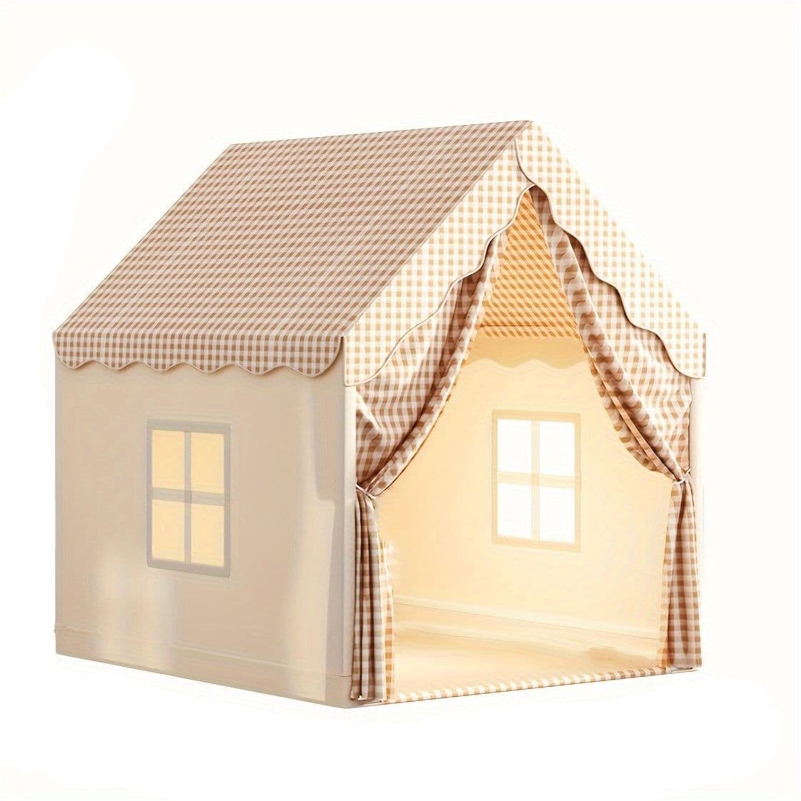 image-Kids Castle Play Tent Indoor Pretend Playhouse