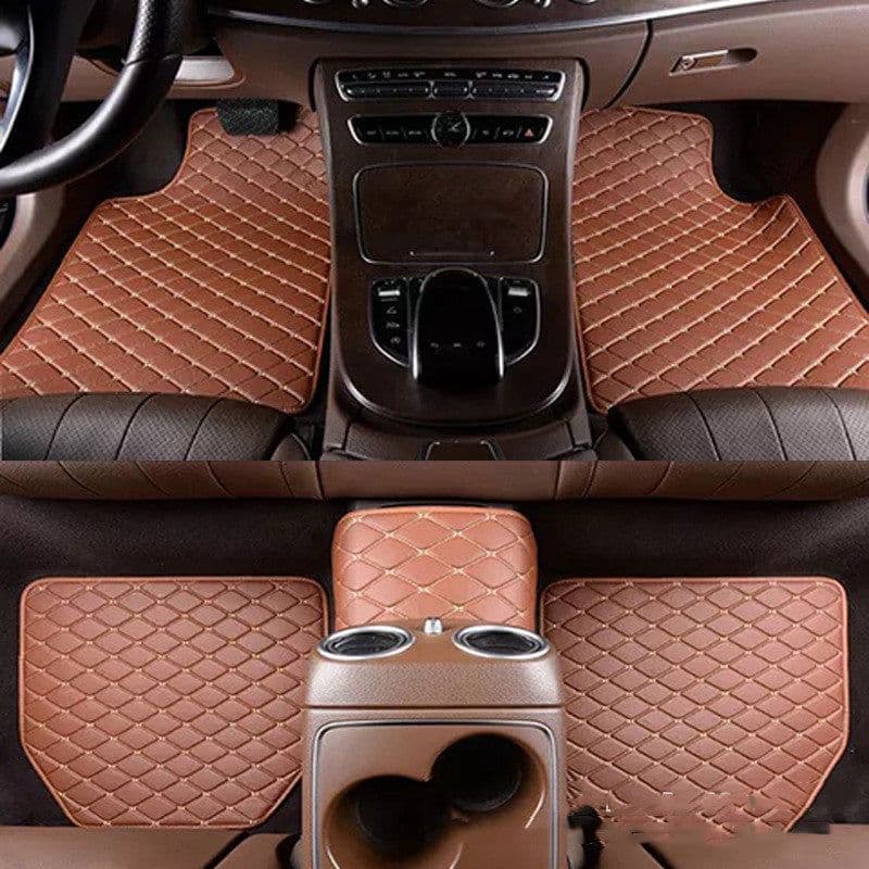 image-Universal Right Rudder Foot Pad Leather Quilted Embroidered Full Surround