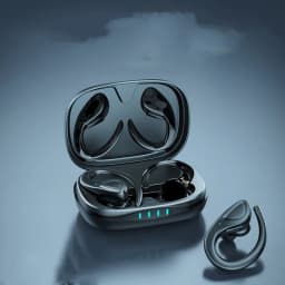 image-Bluetooth Headset Binaural Wireless Sports Hanging Ear Type