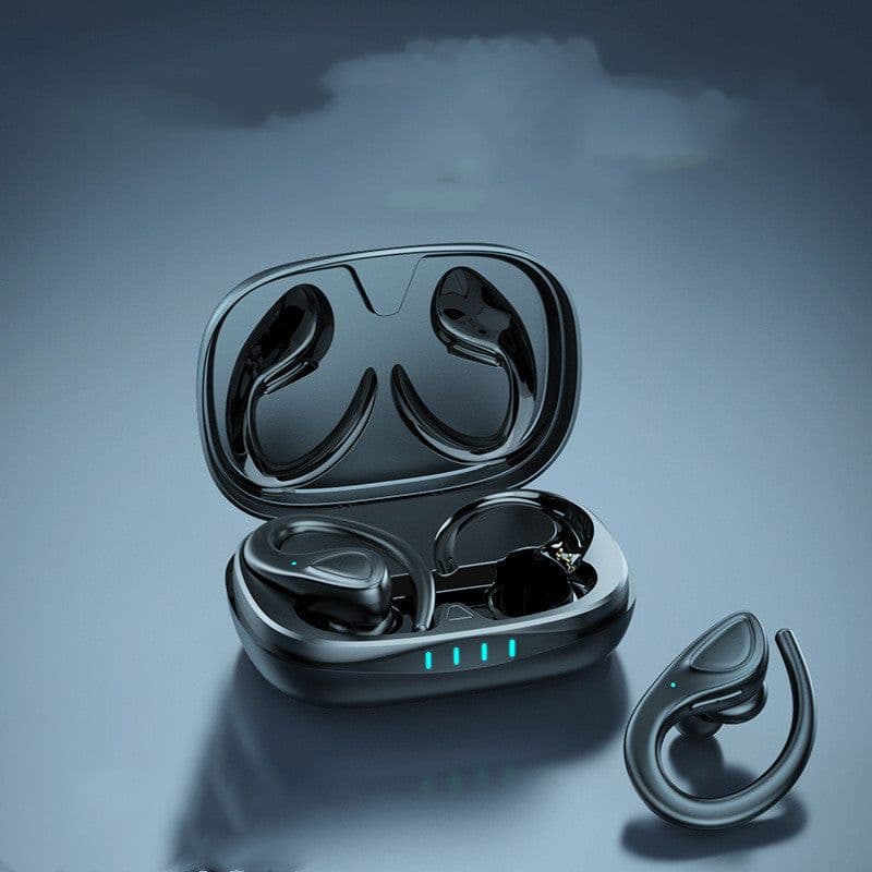 image-Bluetooth Headset Binaural Wireless Sports Hanging Ear Type