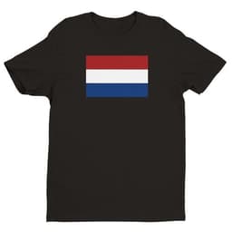 image-Drapeau des Pays-Bas - T-shirt ajusté pour homme | Next Level 3600
