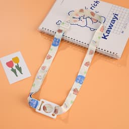 image-Water Cup Strap Mineral Water Bottle Crossbody Rope Silicone Lanyard
