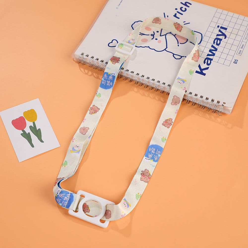 image-Water Cup Strap Mineral Water Bottle Crossbody Rope Silicone Lanyard