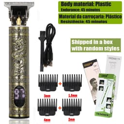 image-T9 Cordless Electric Hairber Shaver Hair Trimer Home Appliances Travel Barber Razors Shaving Machine for Men Trimmer Man