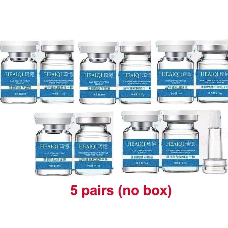 image-High Purity 98% Blue Copper Peptide Essence Facial Anti-Aging Repair Polypeptide Active Hyaluronic acid Moisturizing Skin Care