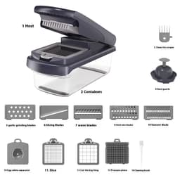 image-Household Multi-function Vegetable Chopper Kitchen 15-in-one