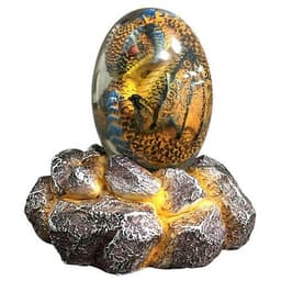 image-LED Lava Dragon Egg Ornamental Collection Decor Dinosaur Egg