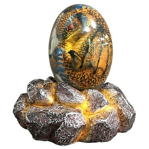 image-LED Lava Dragon Egg Ornamental Collection Decor Dinosaur Egg